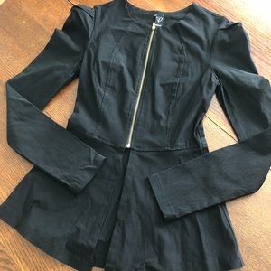 Windsor Top Shirt/Jacket Fit & Flare Peplum NWT